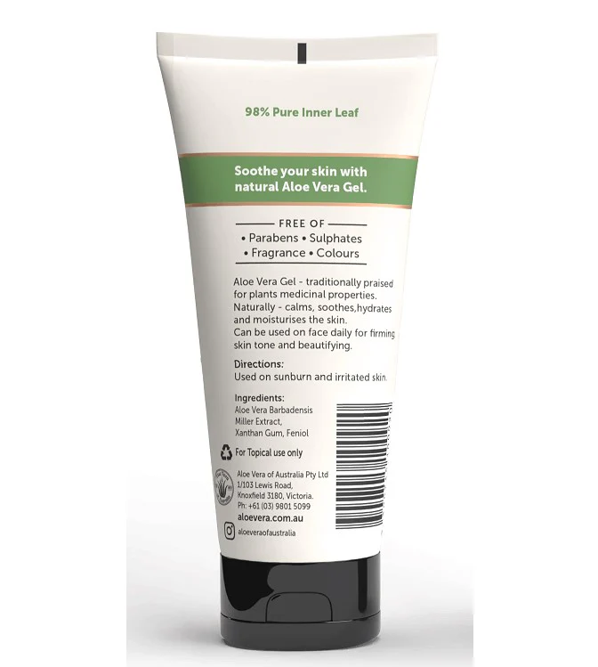 Aloe Vera of Australia Aloe Vera Pure Inner Leaf Gel Tube 98% Aloe 100ml - Image 2