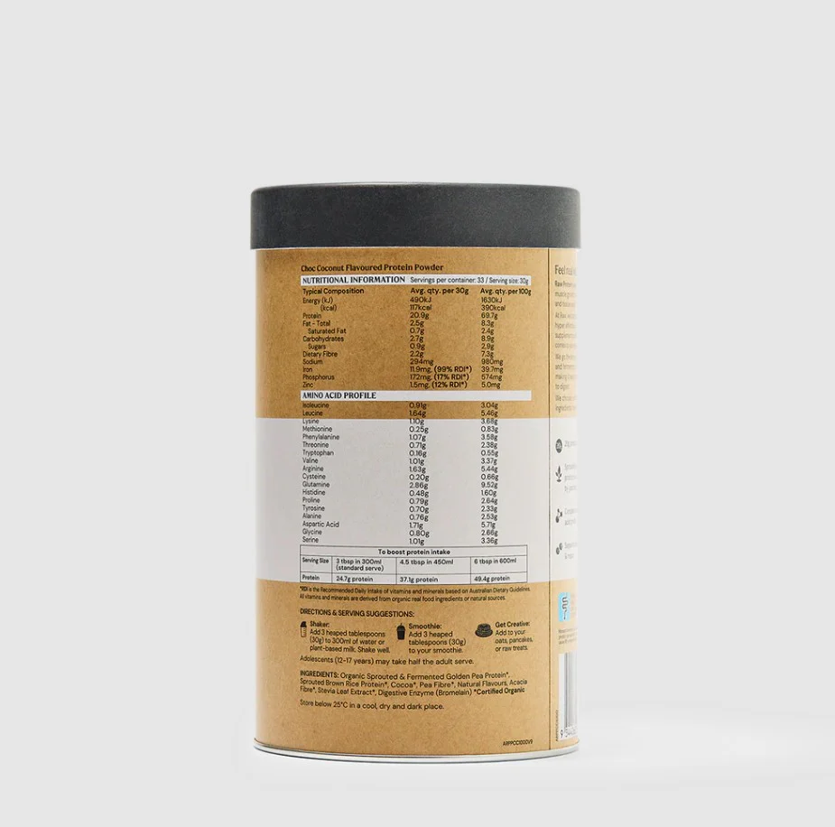 Amazonia RAW Protein Isolate Choc Coconut - Image 3