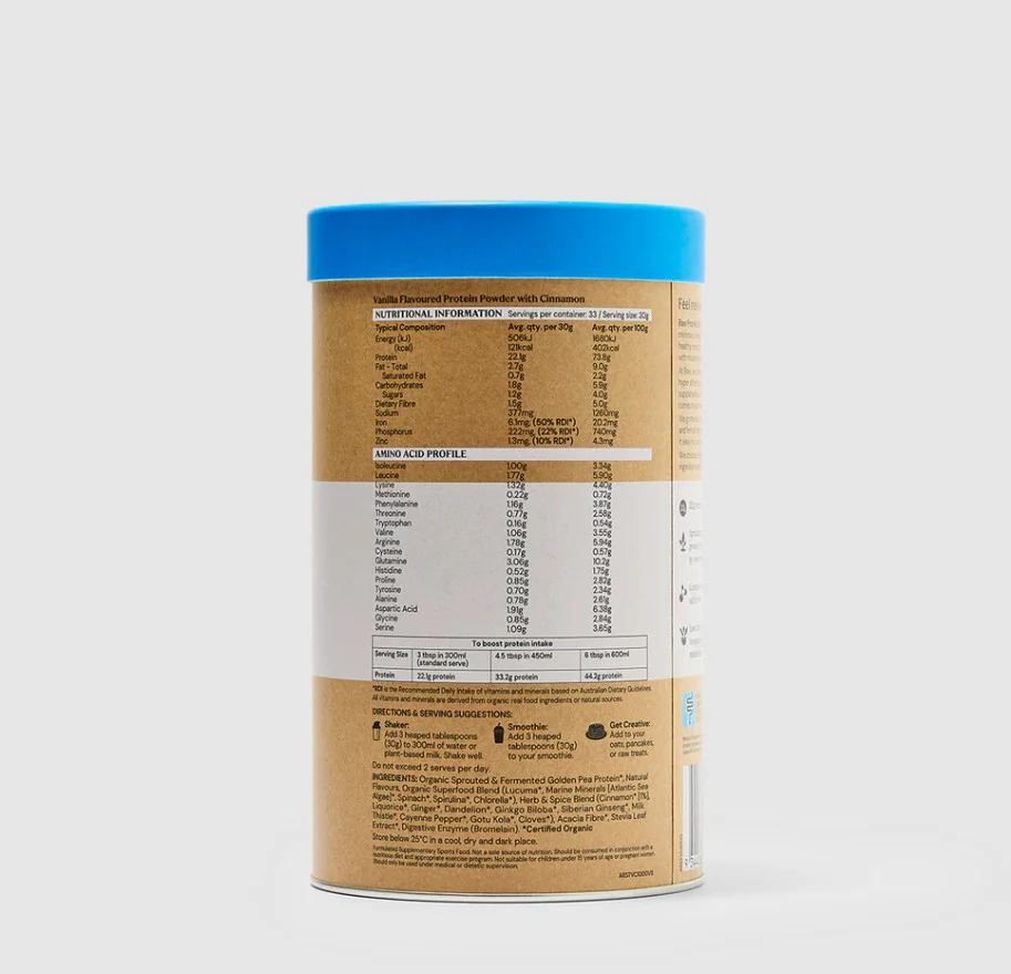 Amazonia Raw Protein Slim & Tone Vanilla & Cinnamon - Image 4