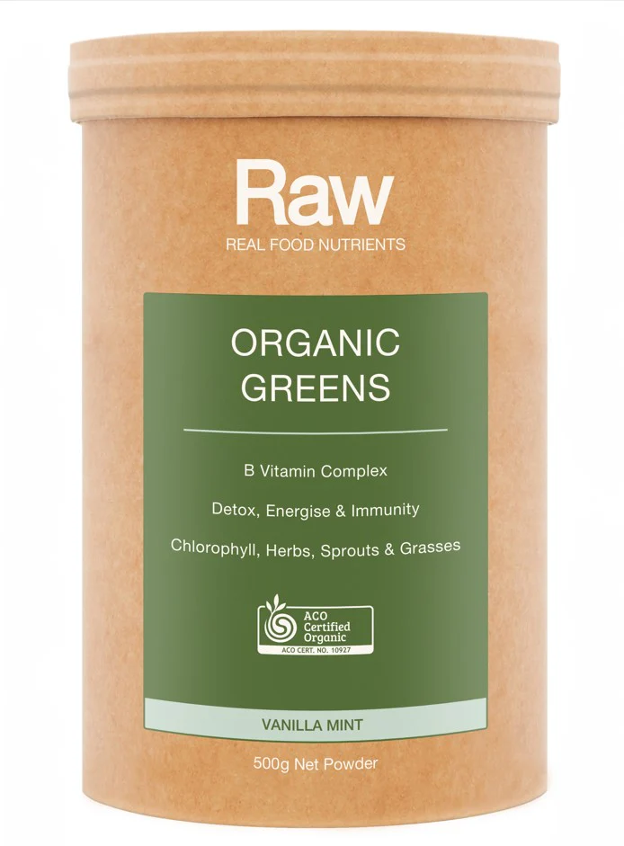 Amazonia Raw Real Food Nutrients Organic Greens Vanilla Mint - Image 3