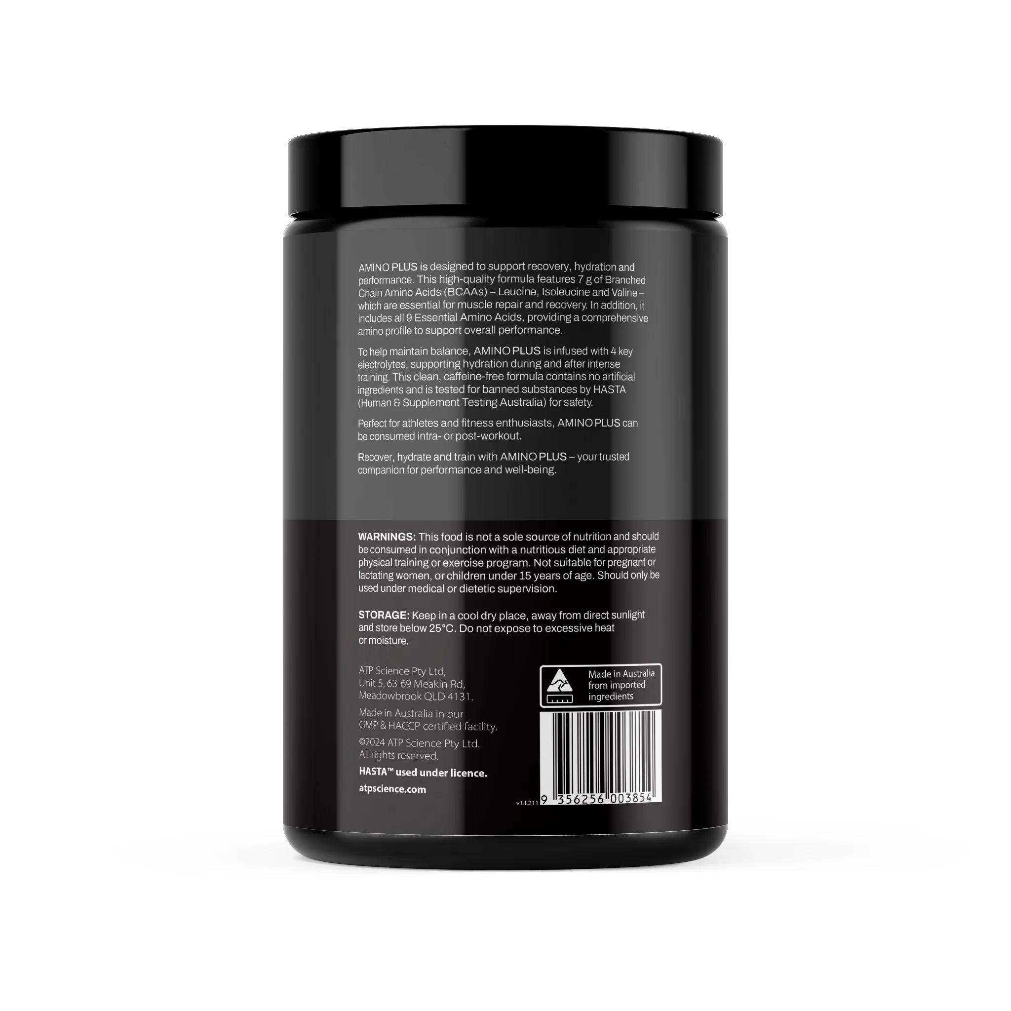 ATP Science Amino Plus Tropical Punch 25 Serves 375g - Image 3