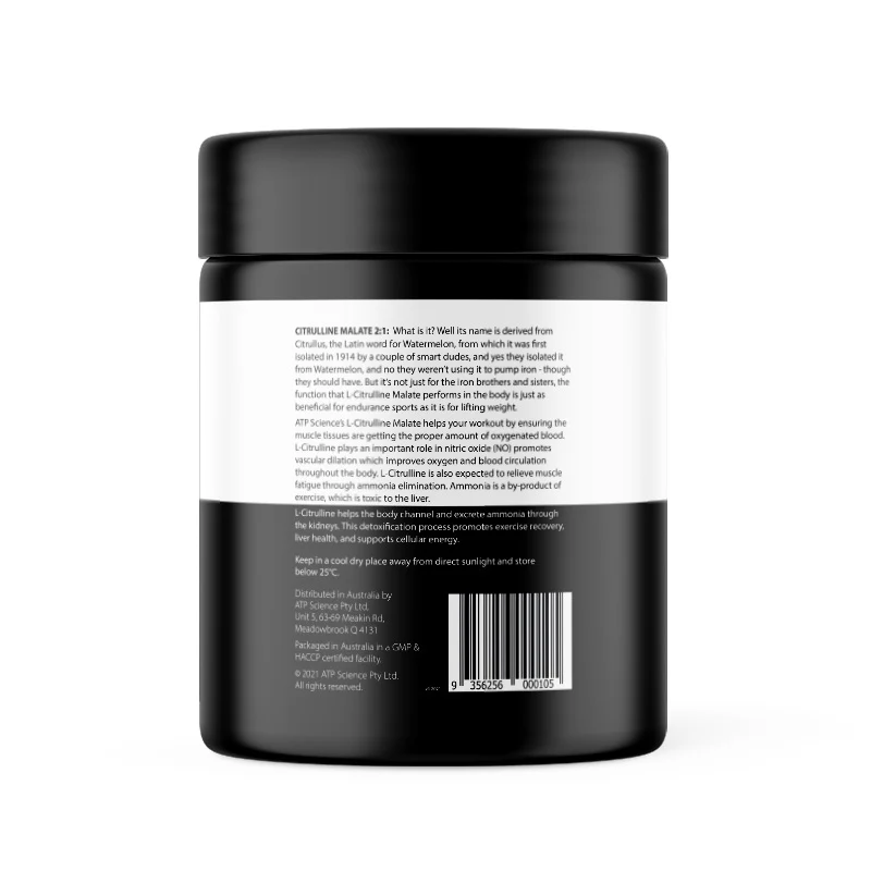 ATP Science L-Citrulline Malate 250g - Image 3