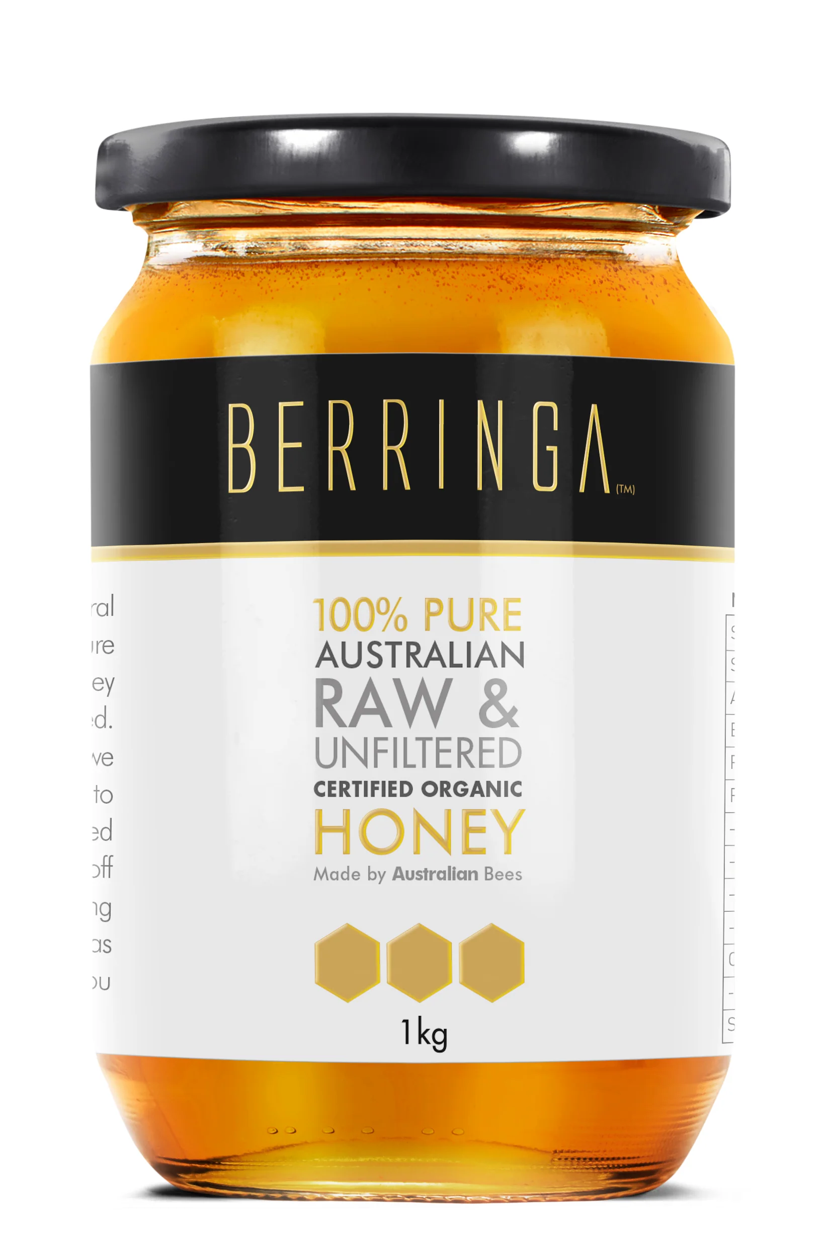 Berringa Raw Eucalyptus Organic Honey - Image 2