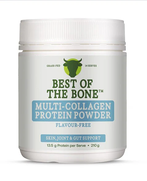 Best of the Bone Grass Fed Multi-Collagen Protein Hydrolysed Collagen Peptides Powder 210g