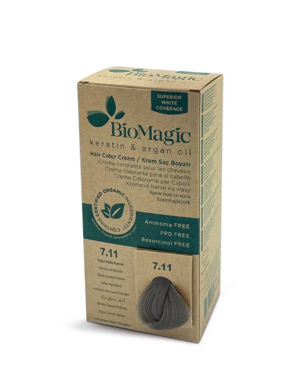 Bio Magic Hair Colour Intense Ash Blonde 7.11