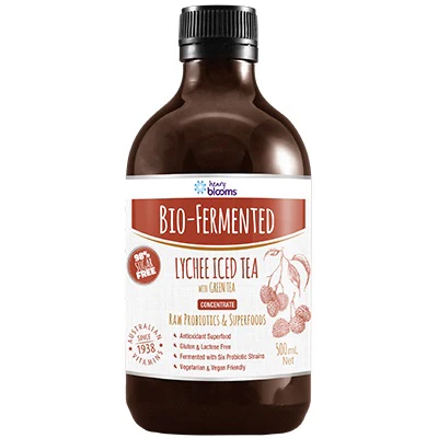 Henry Blooms Bio Fermented Lychee Ice Tea with GreenTea 500ml