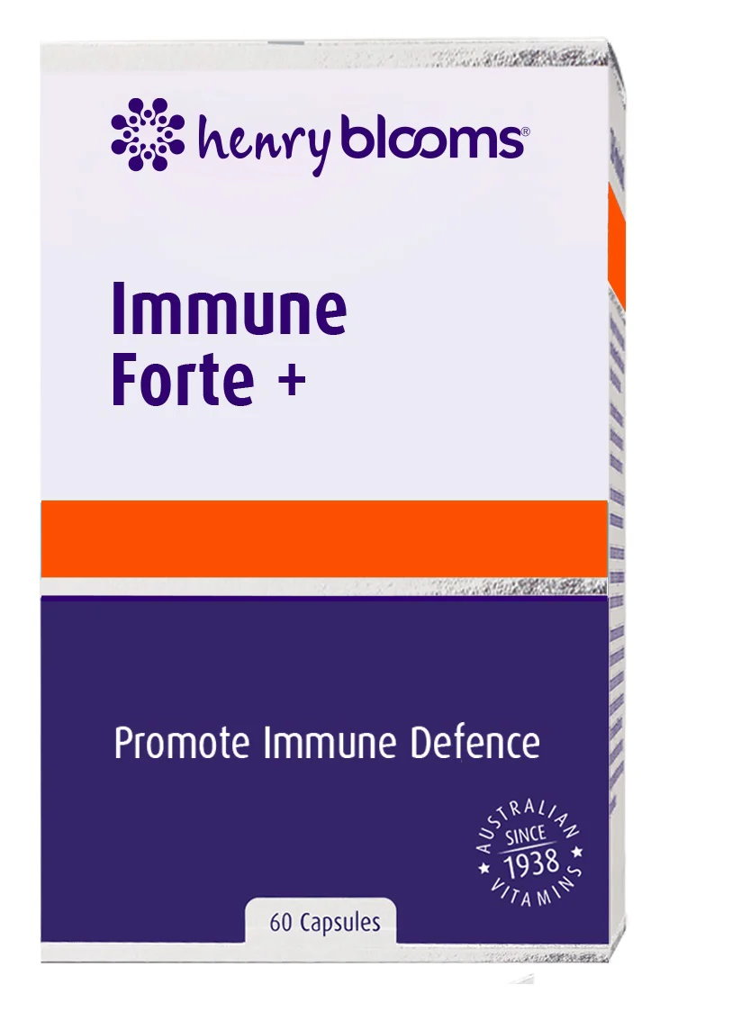 Henry Blooms Immune Forte + 60 Capsules