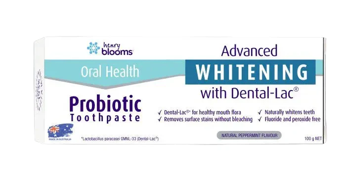 Henry Blooms Probiotic Toothpaste Whitening 100g - Image 2