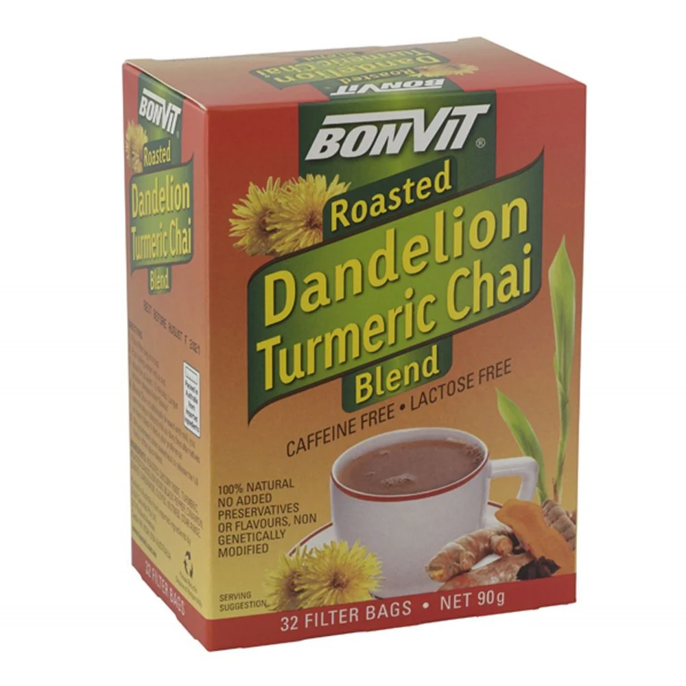 Bonvit Dandelion Chai Turmeric Blend 32 Teabags