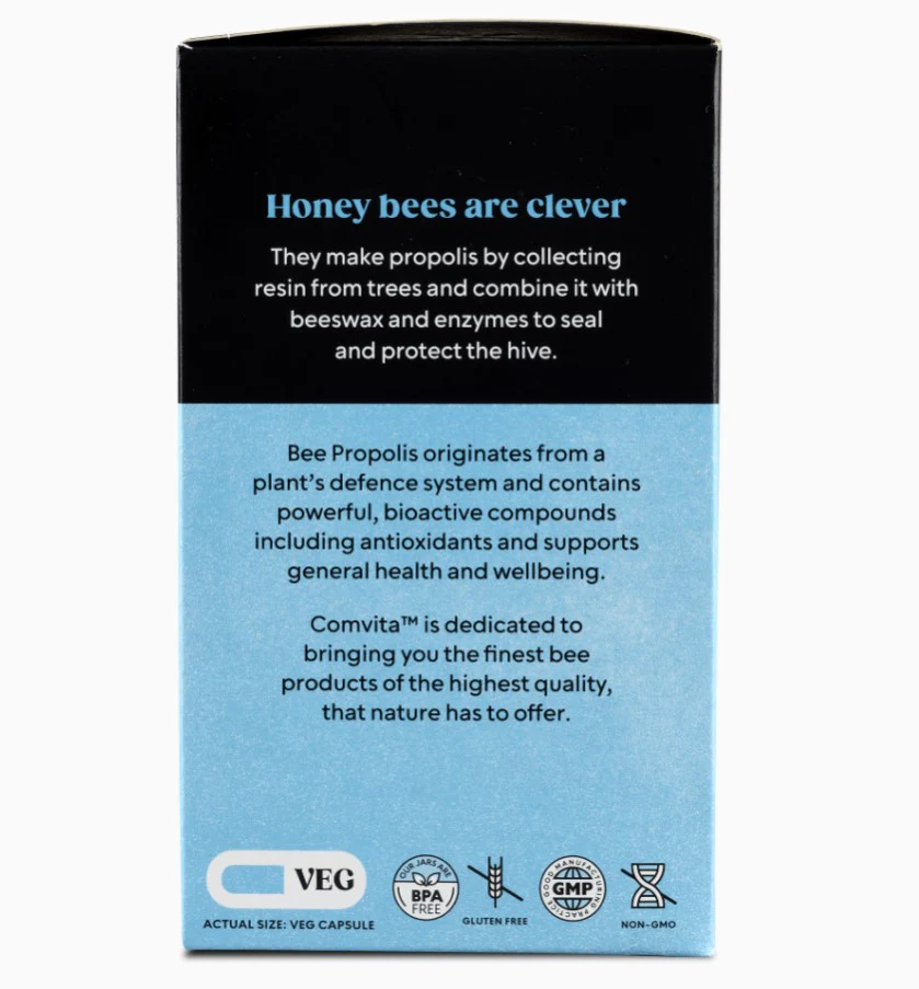Comvita Bee Propolis PFL™ 30 200mg Veg Capsules 120 capsules - Image 2