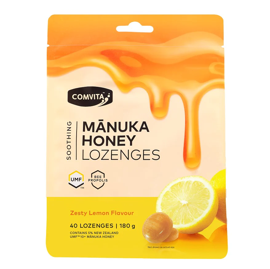 Comvita Soothing Manuka Honey Lozenges 40 Pack