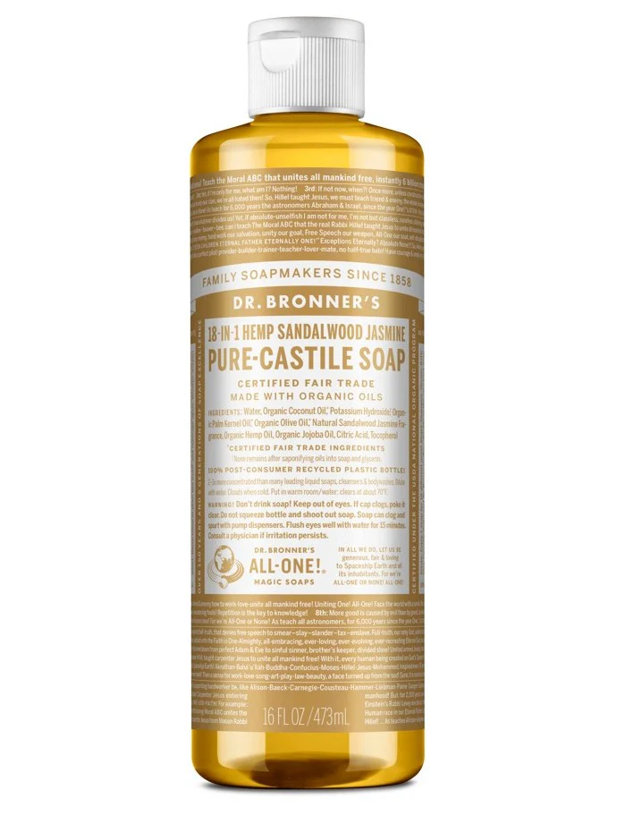 Dr Bronner's 18-in-1 Pure Castile MAGIC SOAP Sandalwood Jasmine - Image 3
