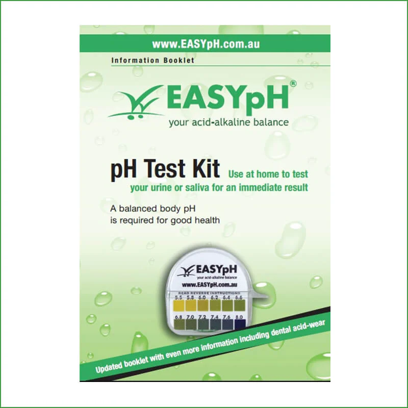 EASYpH Test Kit with Booklet 90 Tests