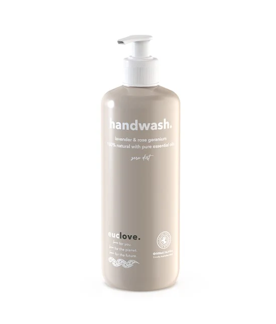 Euclove Natural Hand Wash Lavender & Rose Geranium - Image 2