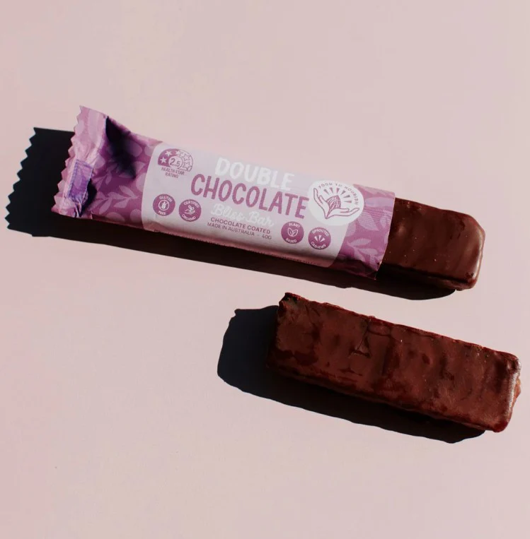 Food To Nourish Bliss Bar Double Choc 40g - Box of 12 - Image 4