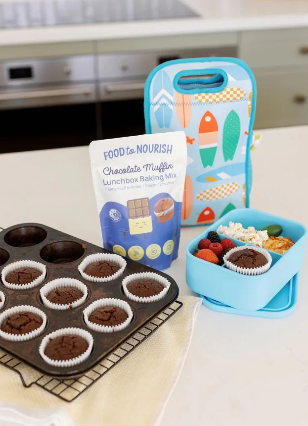 Food To Nourish Lunchbox Baking Mix Choc Muffin 360g - Image 4
