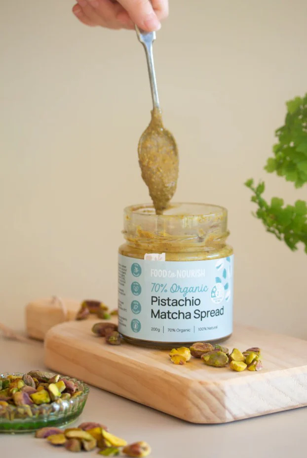 Food To Nourish Pistachio Matcha Spread 200g - Image 4