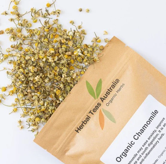 Herbal Tea Australia Chamomile Flowers Loose Leaf 50g