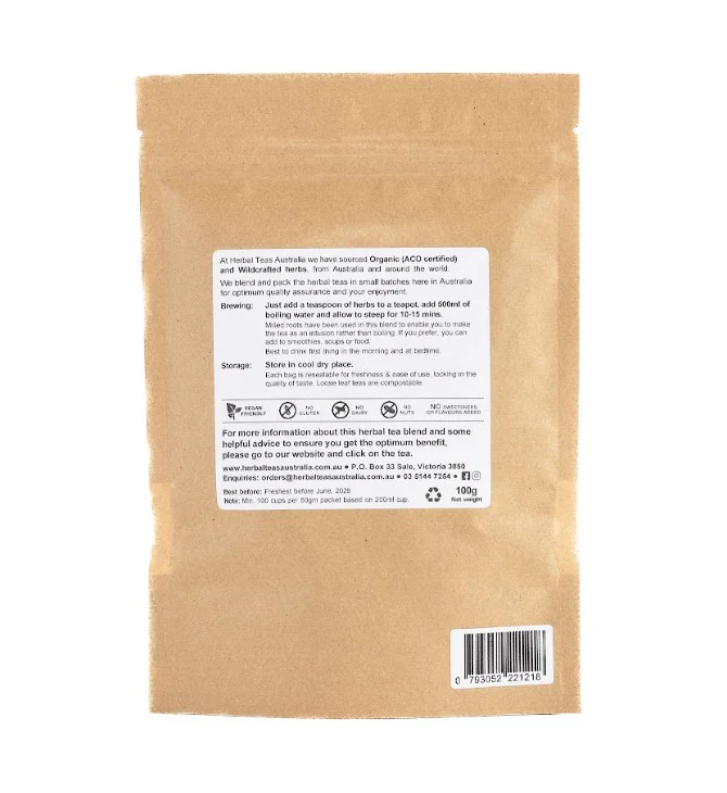 Herbal Tea Australia Essiac Tea The Original Recipe Loose Leaf 100g - Image 2