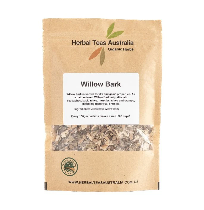 Herbal Tea Australia Willow Bark Loose Leaf 100g