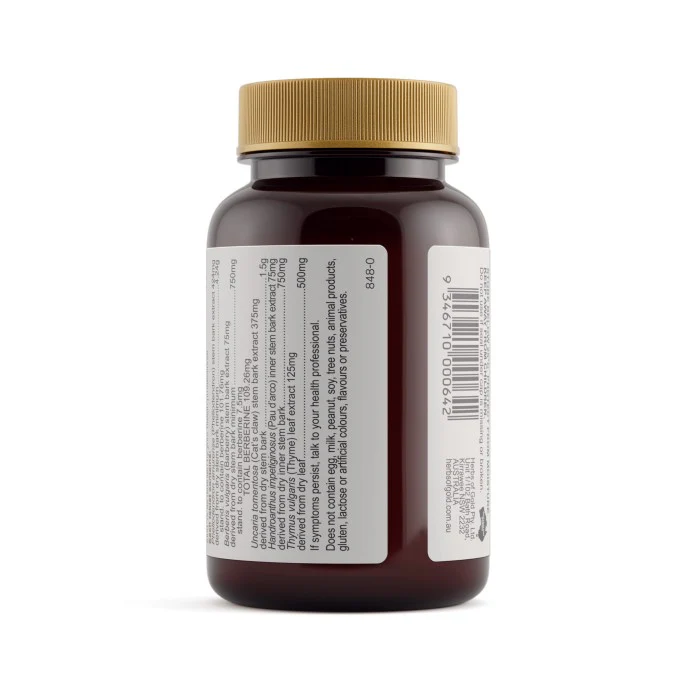 Herbs of Gold Berberine Immunoplex 30 tablets - Image 3