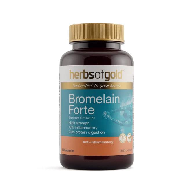 Herbs of Gold Bromelain Forte 60 capsules
