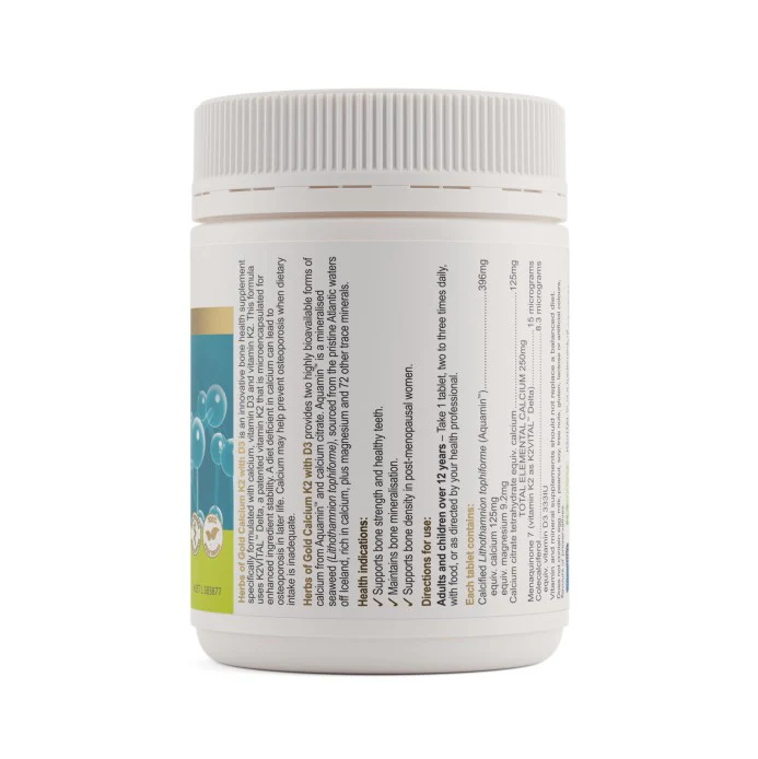 Herbs of Gold Calcium K2 with D3 - Image 3