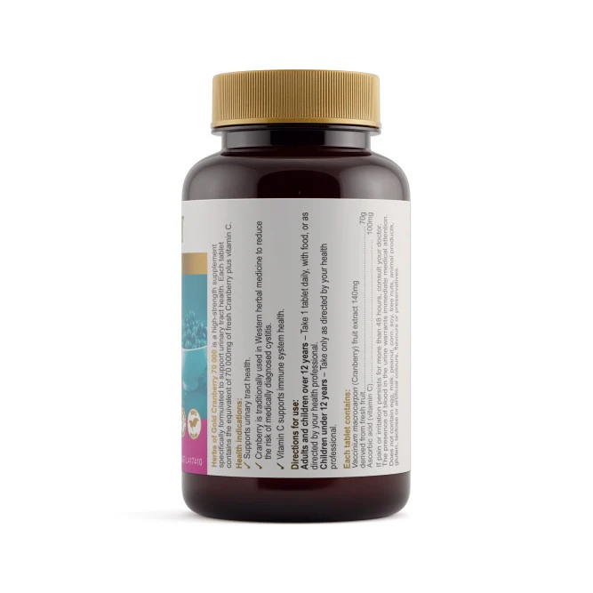 Herbs of Gold Cranberry 70 000 Higher Strength 50 tablets - Image 2