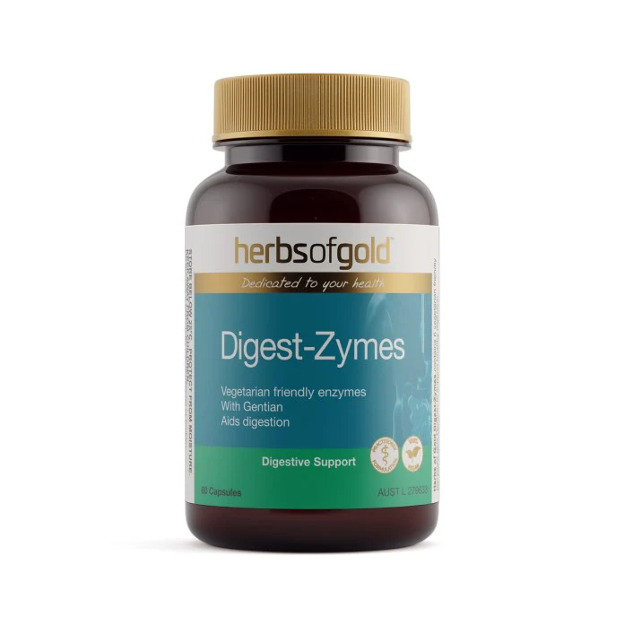 Herbs of Gold Digest-Zymes 60 Capsules
