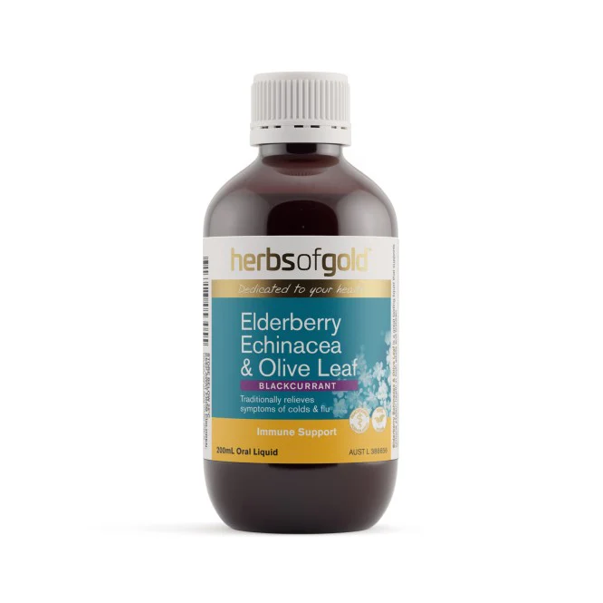Herbs of Gold Elderberry Echincea & Olive Leaf - Image 4