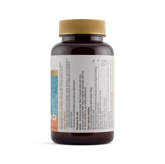 Herbs of Gold Gout Relief Complex 60 Capsules - Image 3