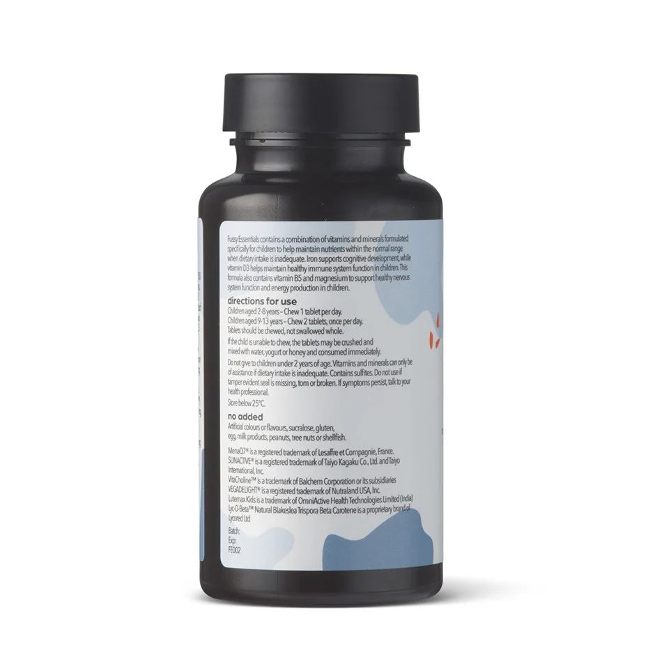 I’m Nutrients Fussy Essentials Children’s Chewable Tablets - Image 3