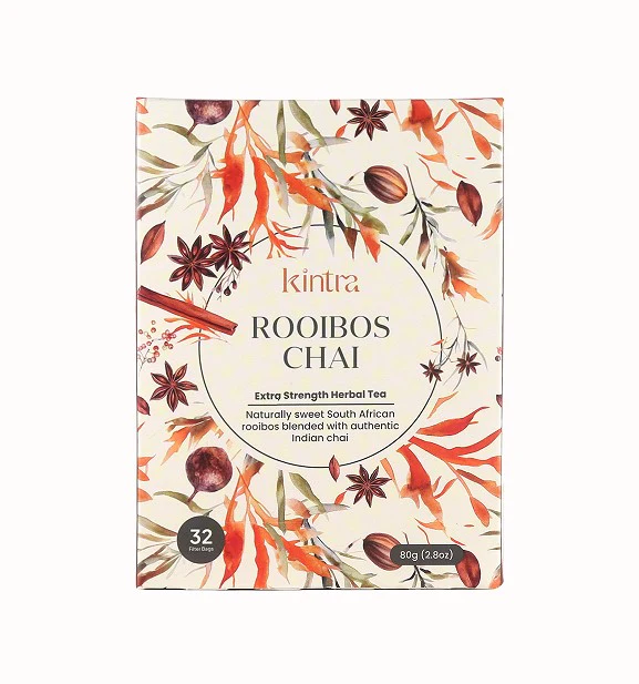 Kintra Foods Organic Rooibos Chai 32 Tea Bags