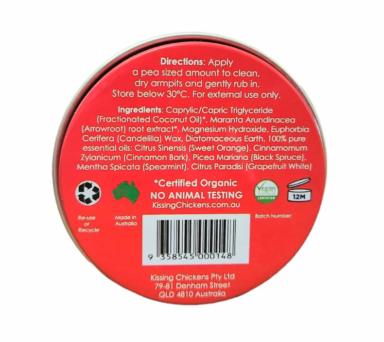 Kissing Chickens Natural Deodorant Paste Scent of Kindness 35g - Image 2