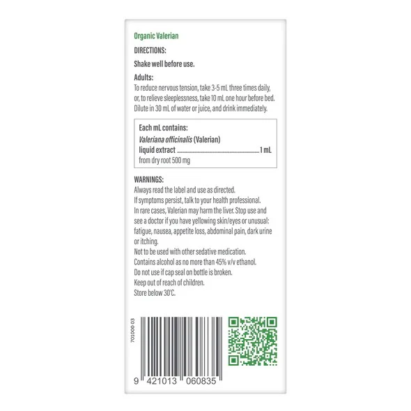 Kiwiherb Organic Valerian - Image 2