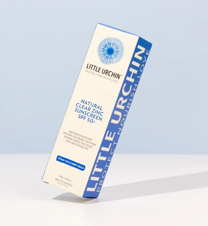 Little Urchin Natural Clear Zinc Sunscreen SPF 50+