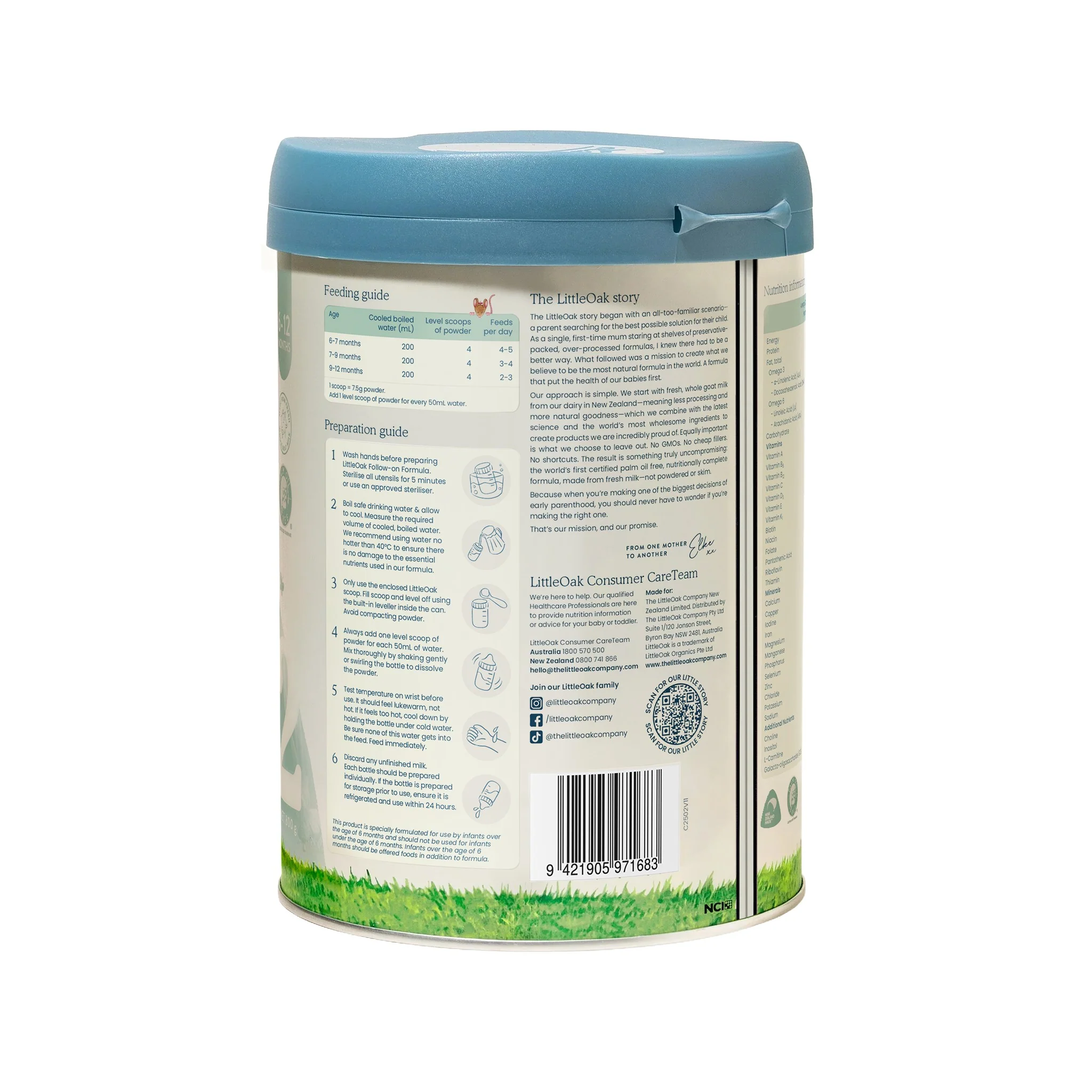 LittleOak Natural Goat Milk Follow-On Formula Stage 2 - Image 4
