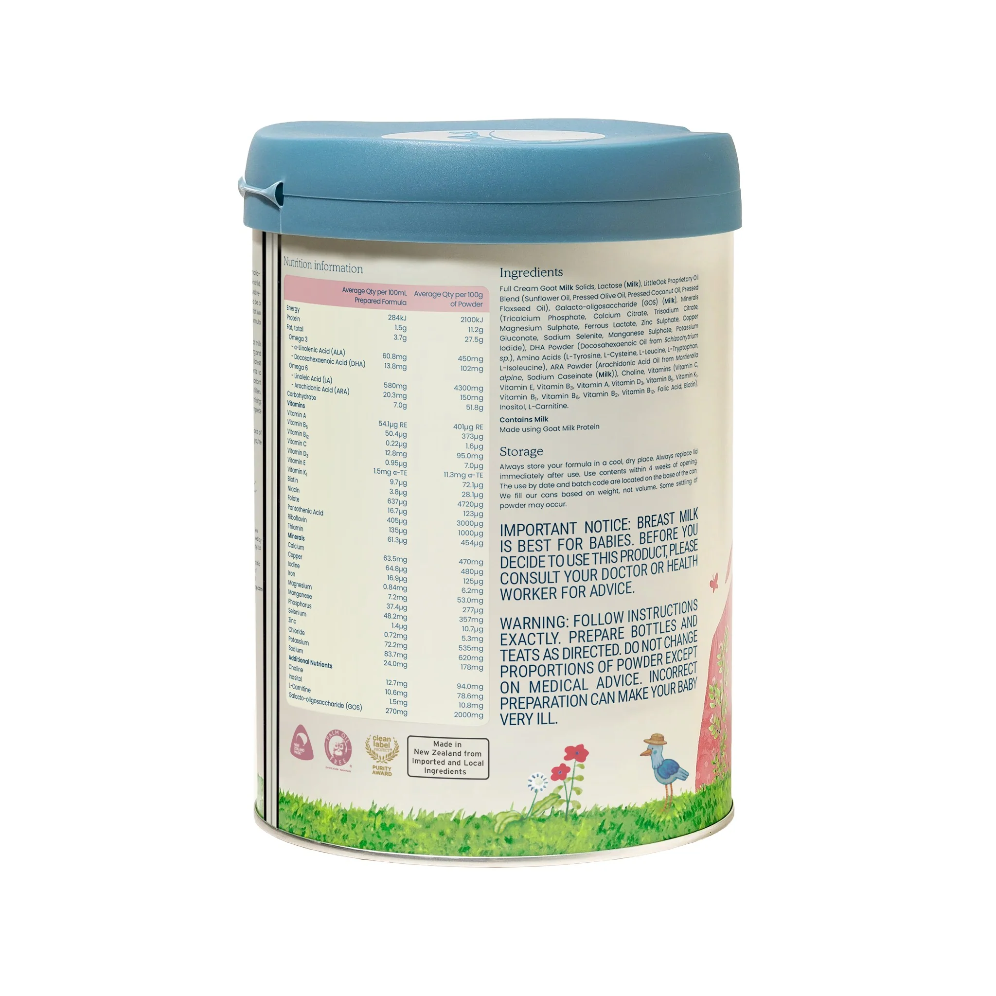 LittleOak Natural Goat Milk Toddler Milk Stage 1 - Image 5