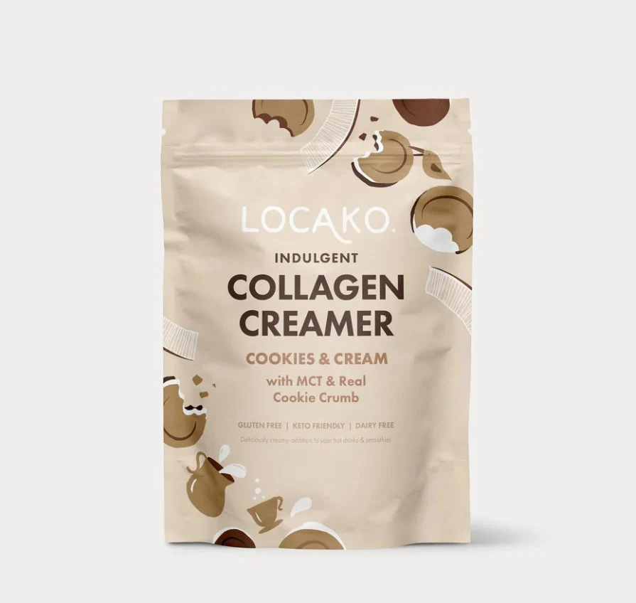 Locako Collagen Creamer Indulgent Cookies and Cream 240g