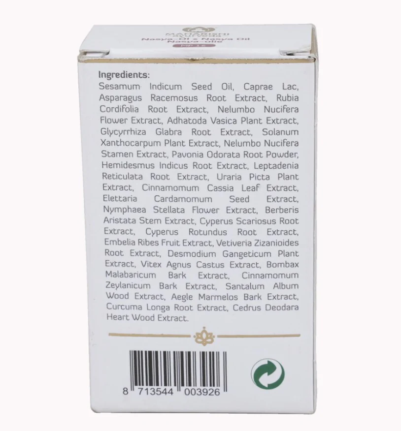 Maharishi Ayurveda Nasya Oil MP16 10ml - Image 2