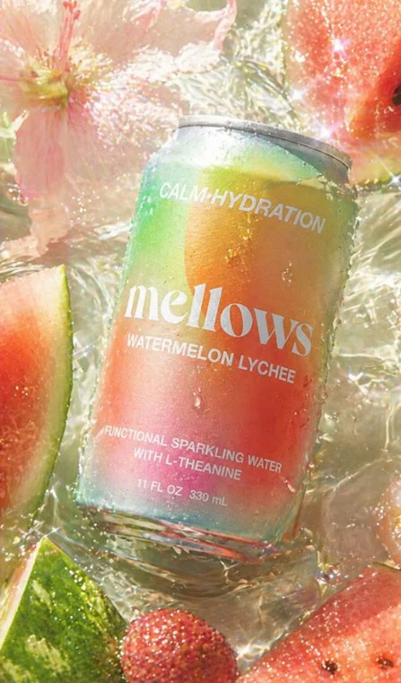 Mellows Calm Drink Watermelon & Lychee 330ml - Carton of 24 - Image 3