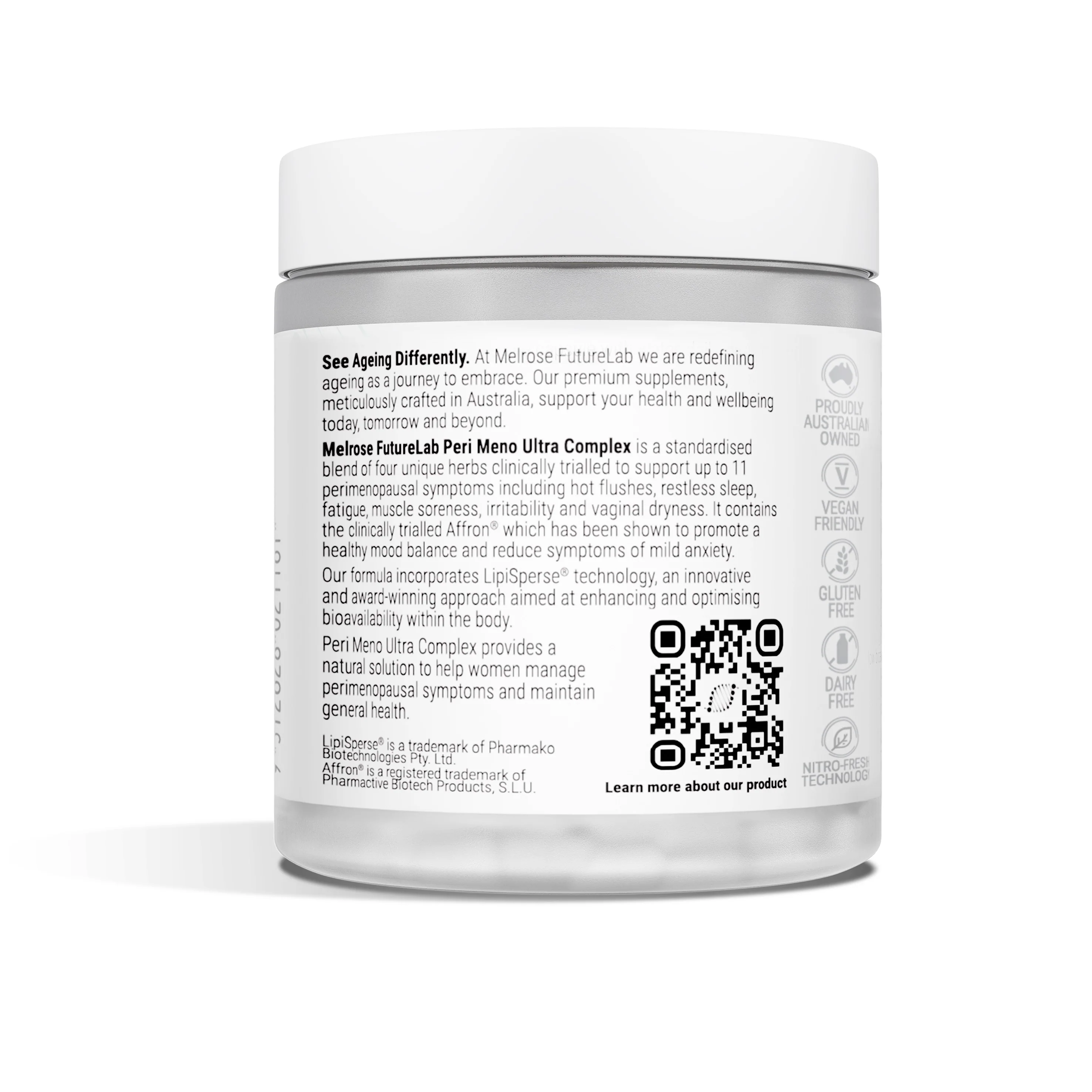 Melrose FutureLab Peri Meno Ultra Complex 60 Capsules - Image 2