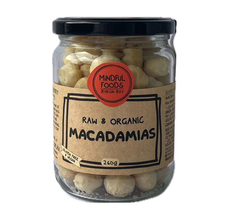 Mindful Foods Raw Macadamia Organic 260g