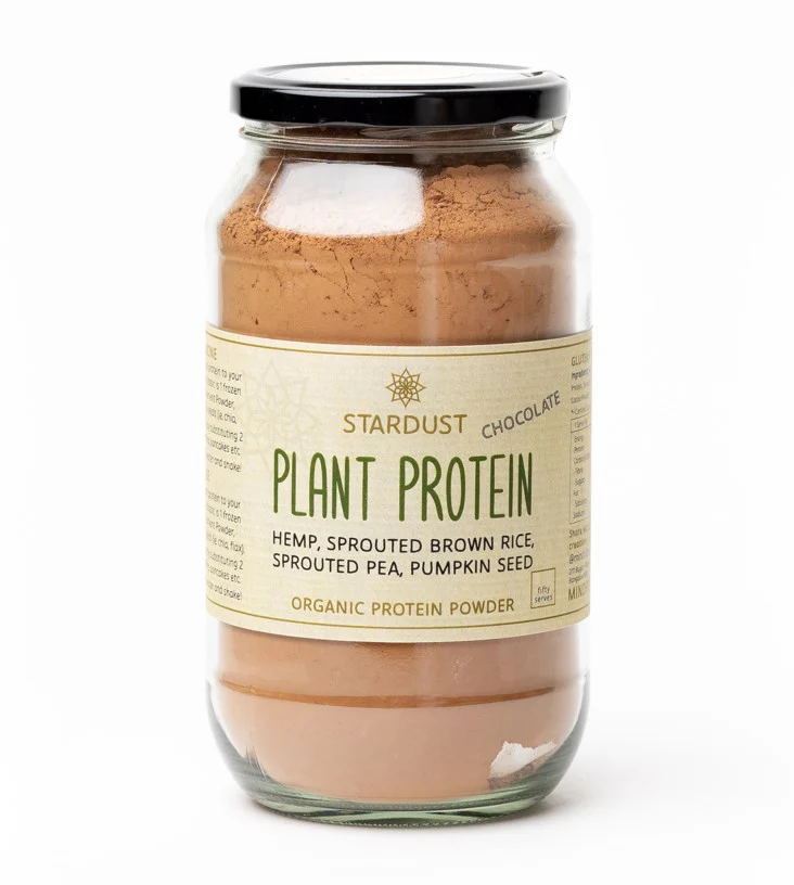 Mindful Foods STARDUST Protein Powder Plant CHOCOLATE Organic 450g