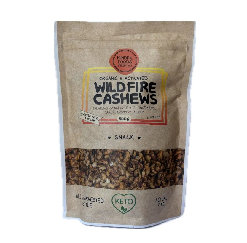 Mindful Foods Wildfire Cashews Organic & Activated - Image 2