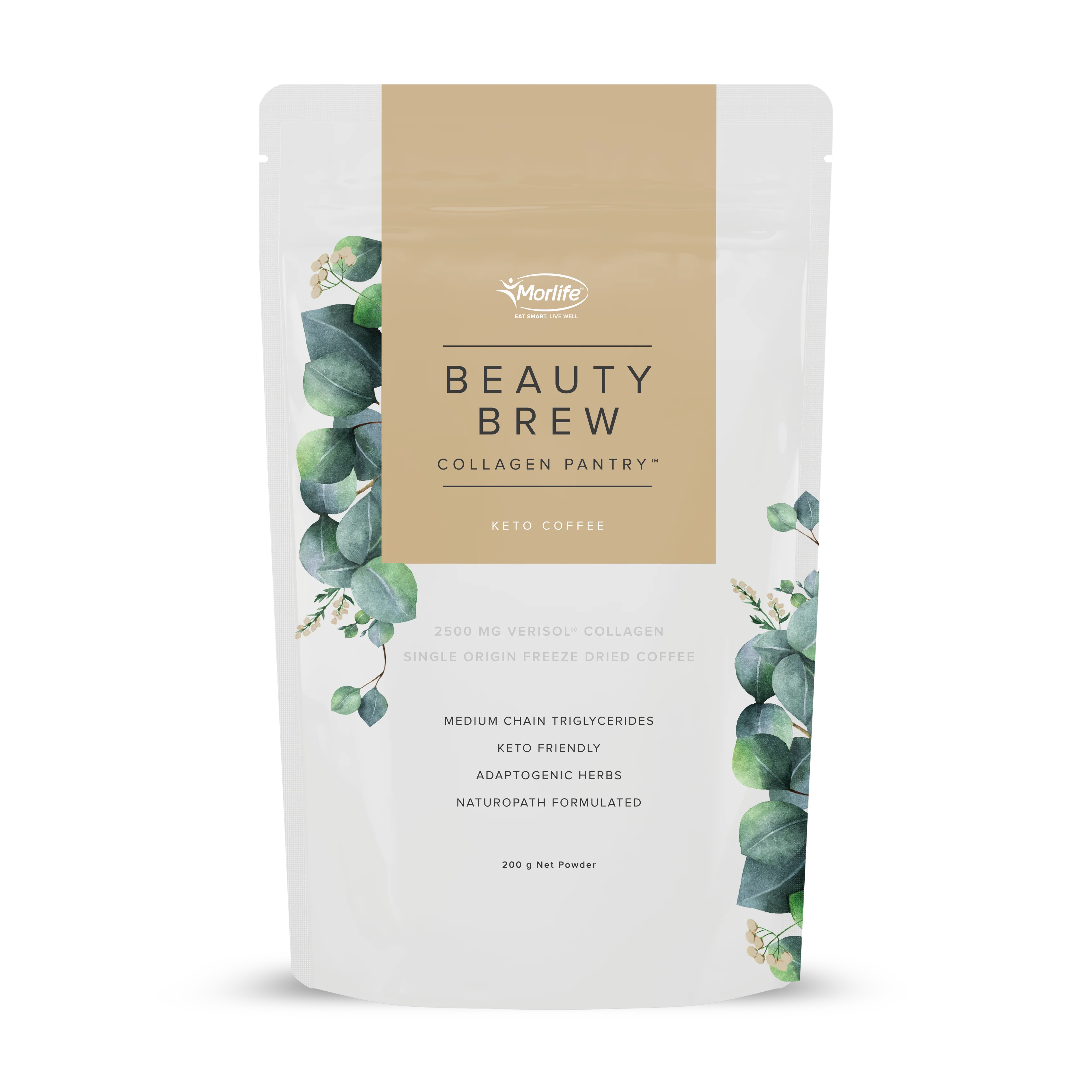 Morlife Beauty Collagen Brew Protein Coffee 200g