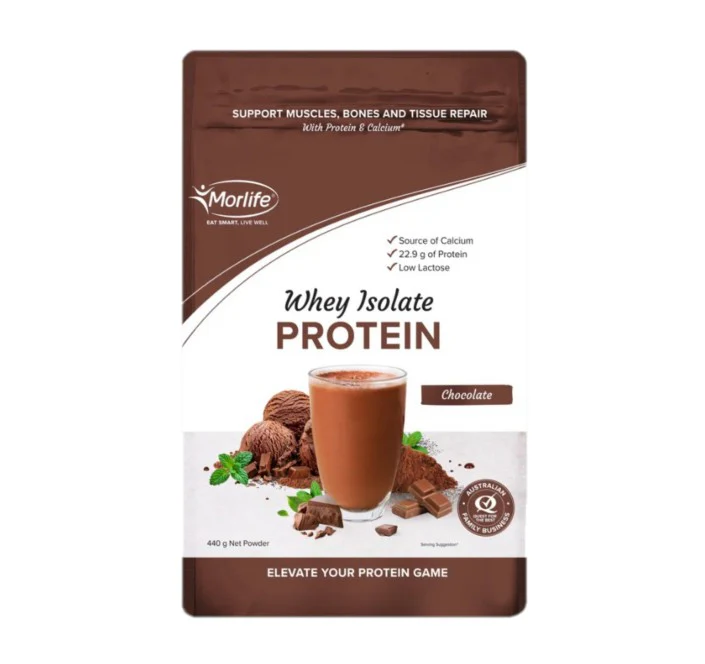 Morlife Whey Protein Isolate Chocolate 440g