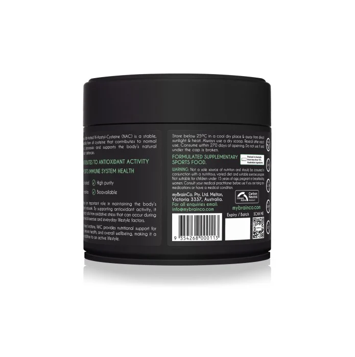 myBrainCo N-Acetyl-Cysteine (NAC) 250g - Image 3