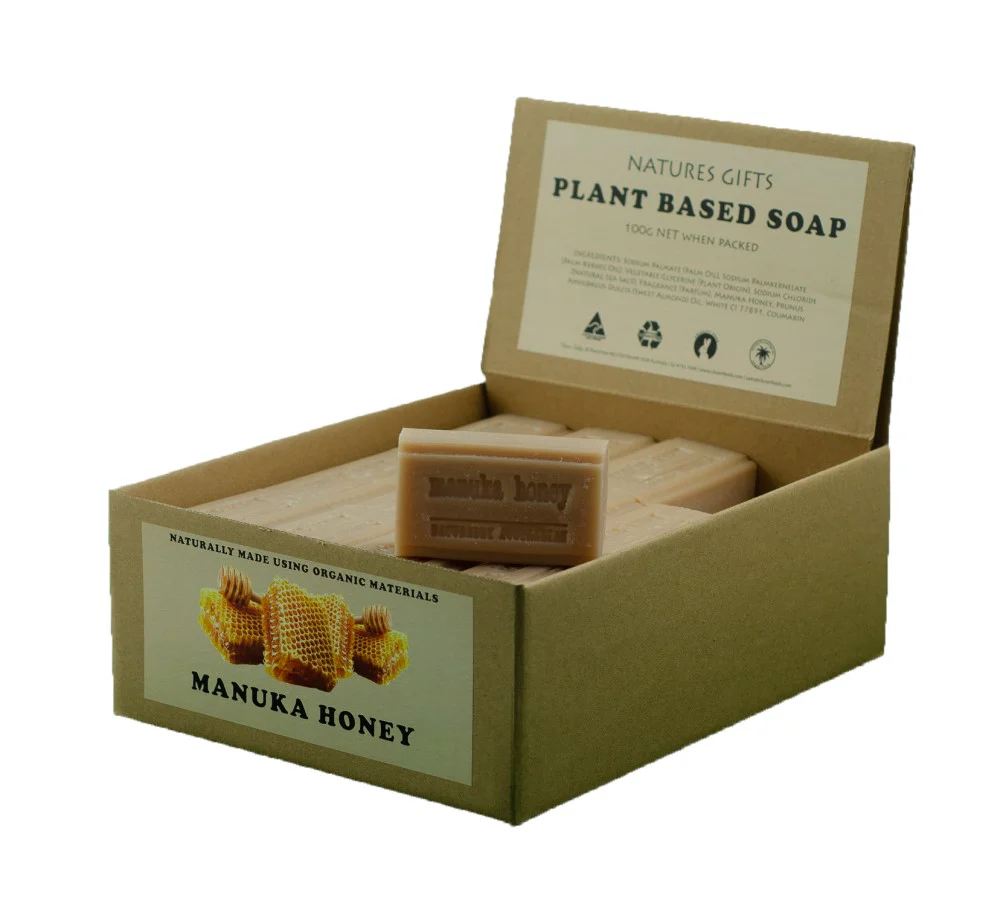 Nature's Gift Manuka Honey Bar Soap (box of 36)