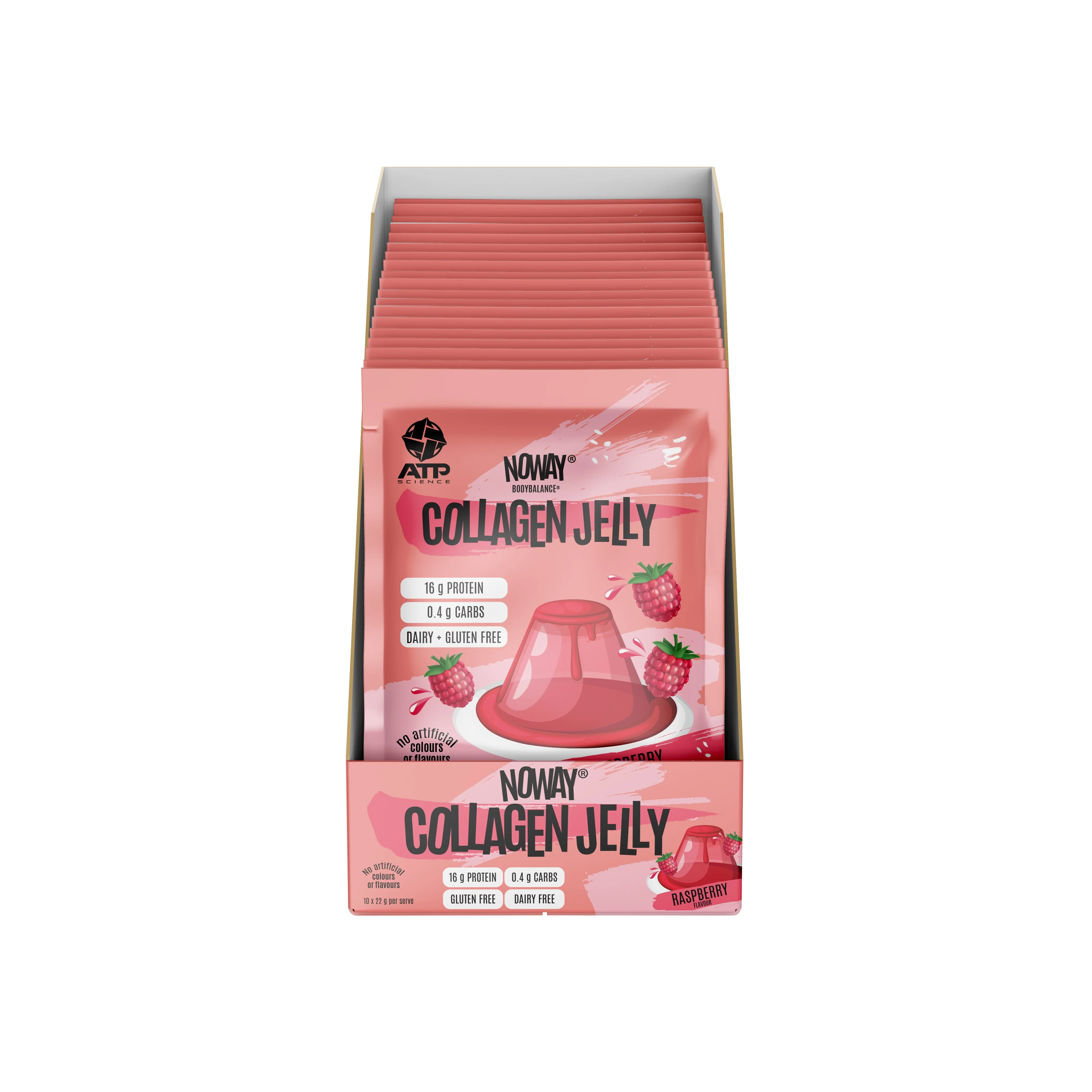 NOWAY Collagen Jelly Raspberry 22g Sachet - Box of 10